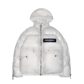 22DABE22 White Puffer Jacket 22