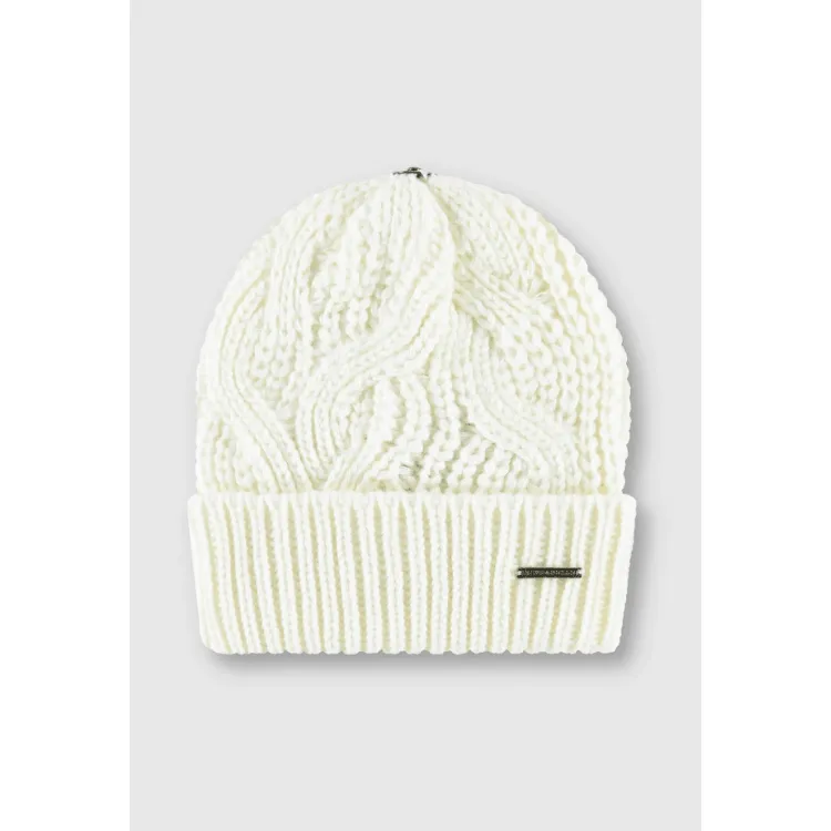 AAF Beanie For Detachable Pom Pom Snow White