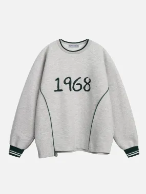 Aelfric Eden Embroidery Number Sweatshirt