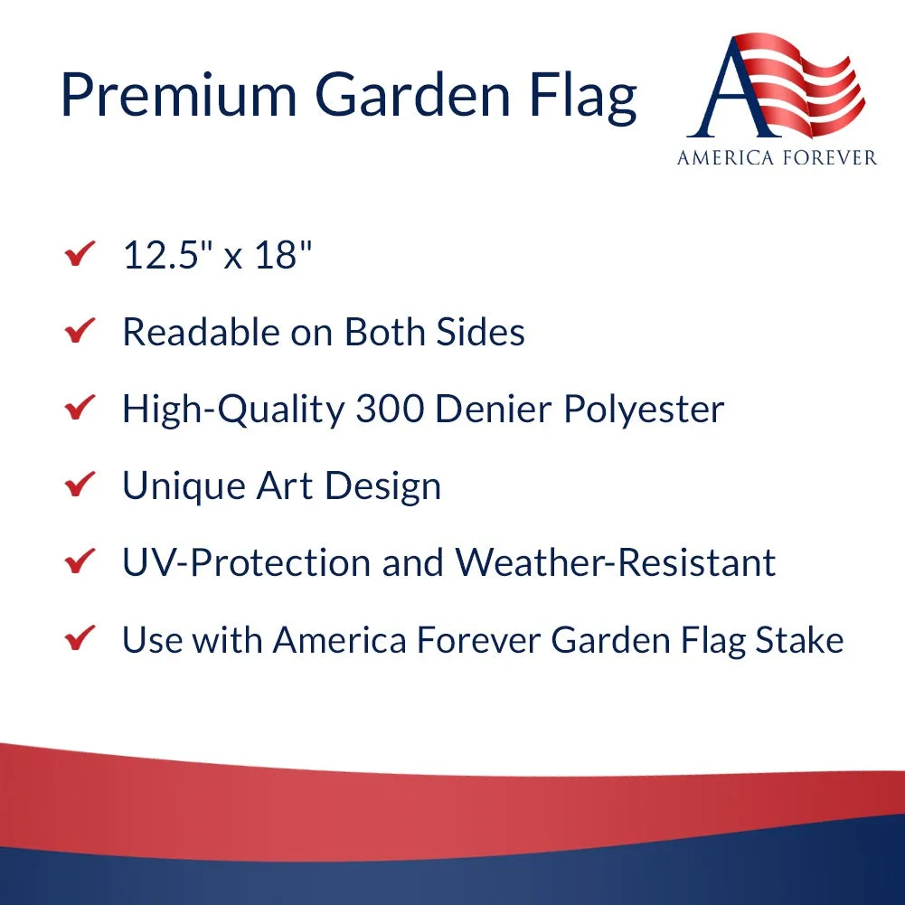 All Points To Winter Double Sided Garden Flag