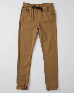 ALPHABET SOUP POINTBREAK CHINO JOGGER DARK KHAKI