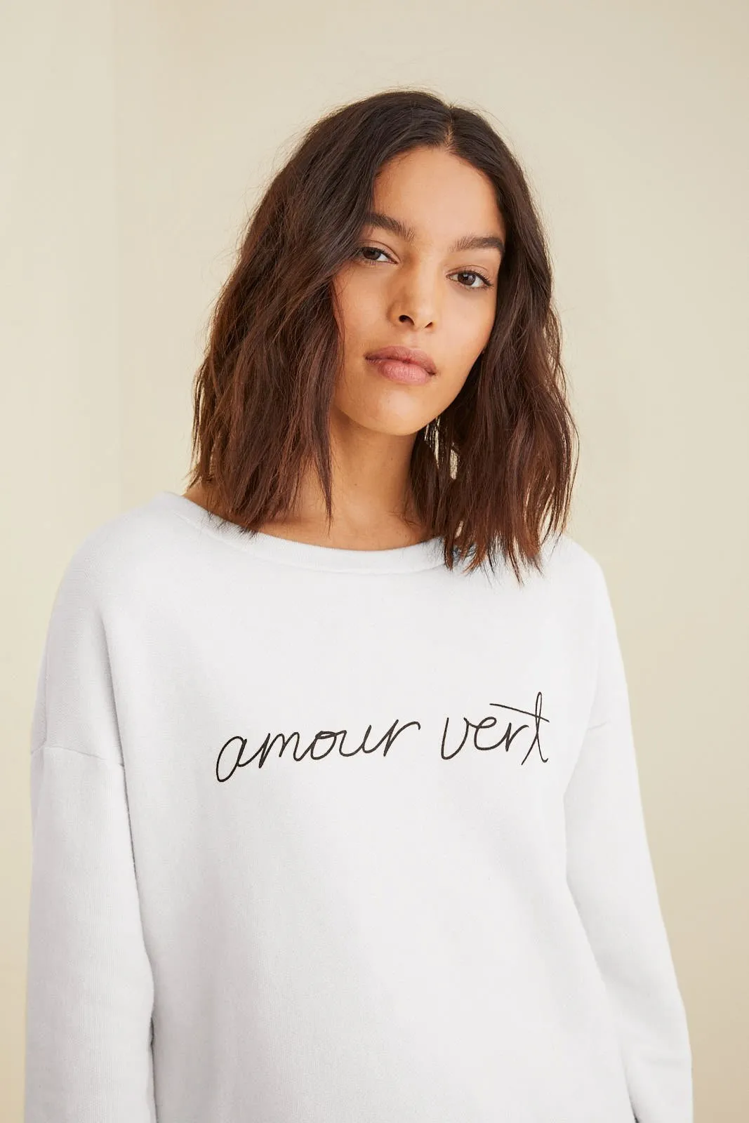 Amour Vert Relaxed Logo Sweatshirt