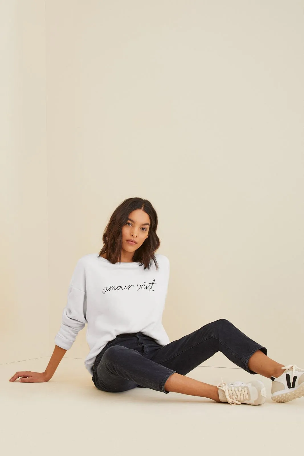 Amour Vert Relaxed Logo Sweatshirt