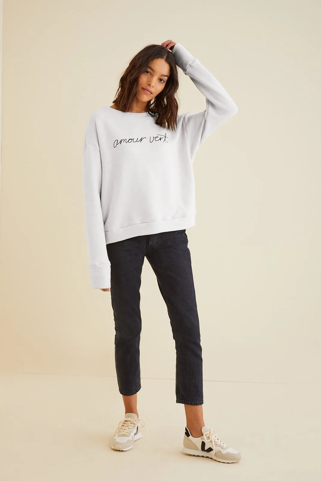 Amour Vert Relaxed Logo Sweatshirt