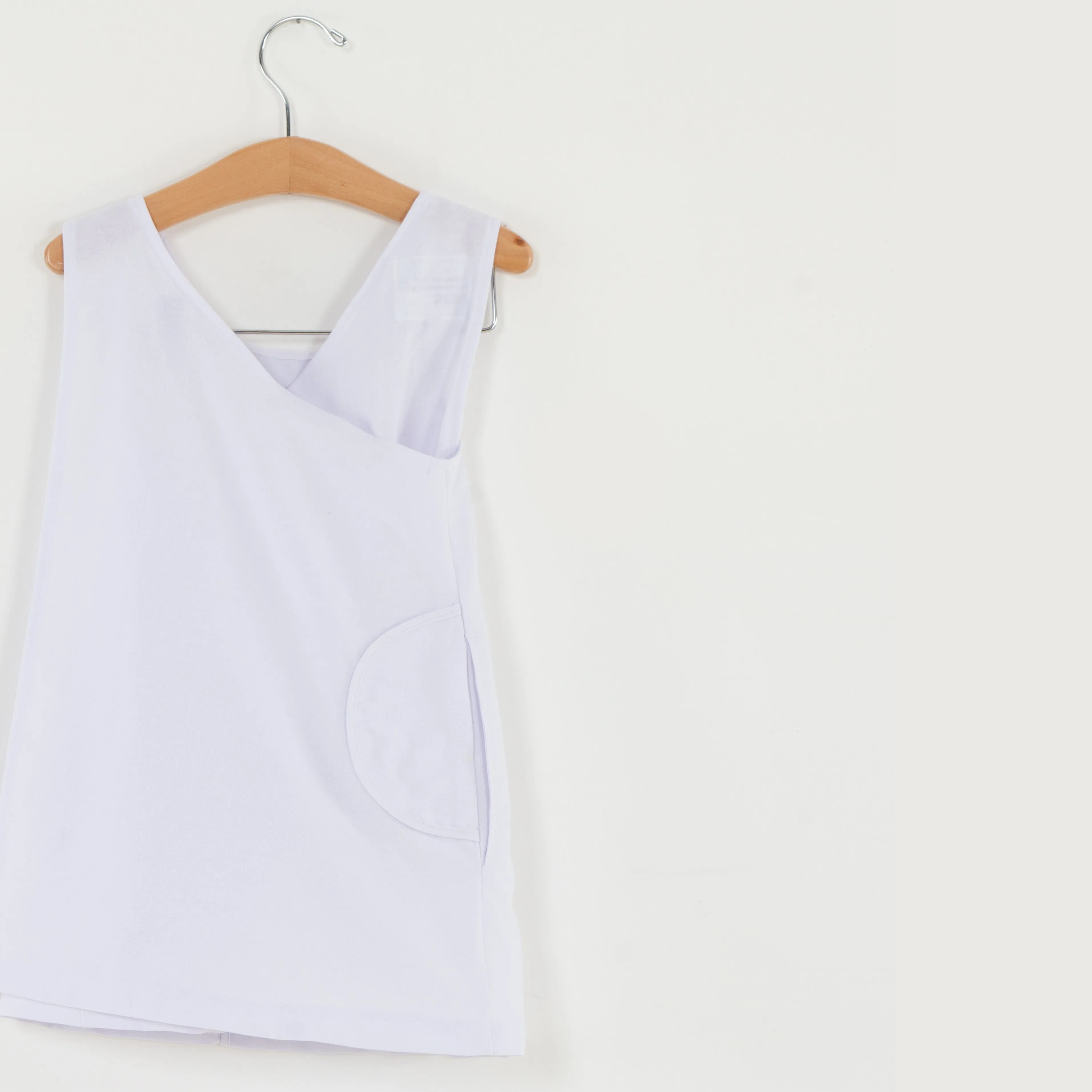 Apron Dress | White