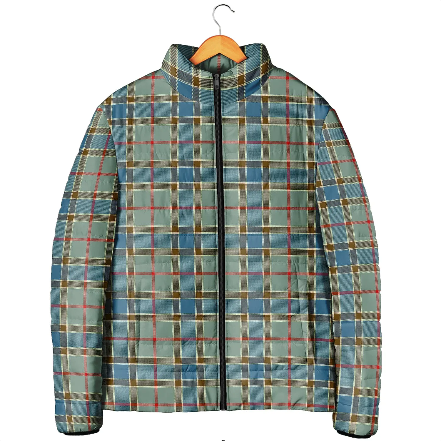 Balfour Blue Tartan Padded Jacket