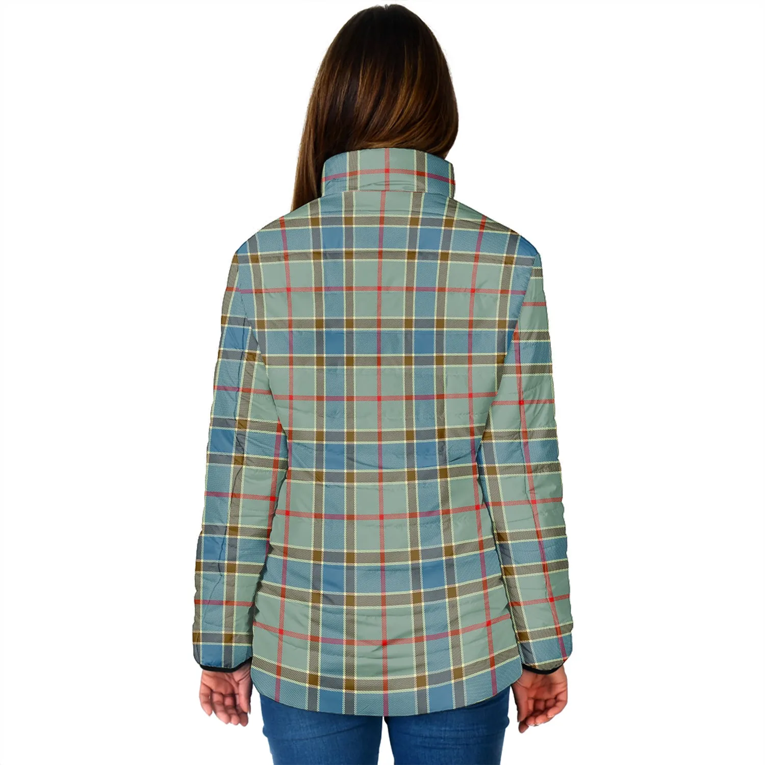 Balfour Blue Tartan Padded Jacket