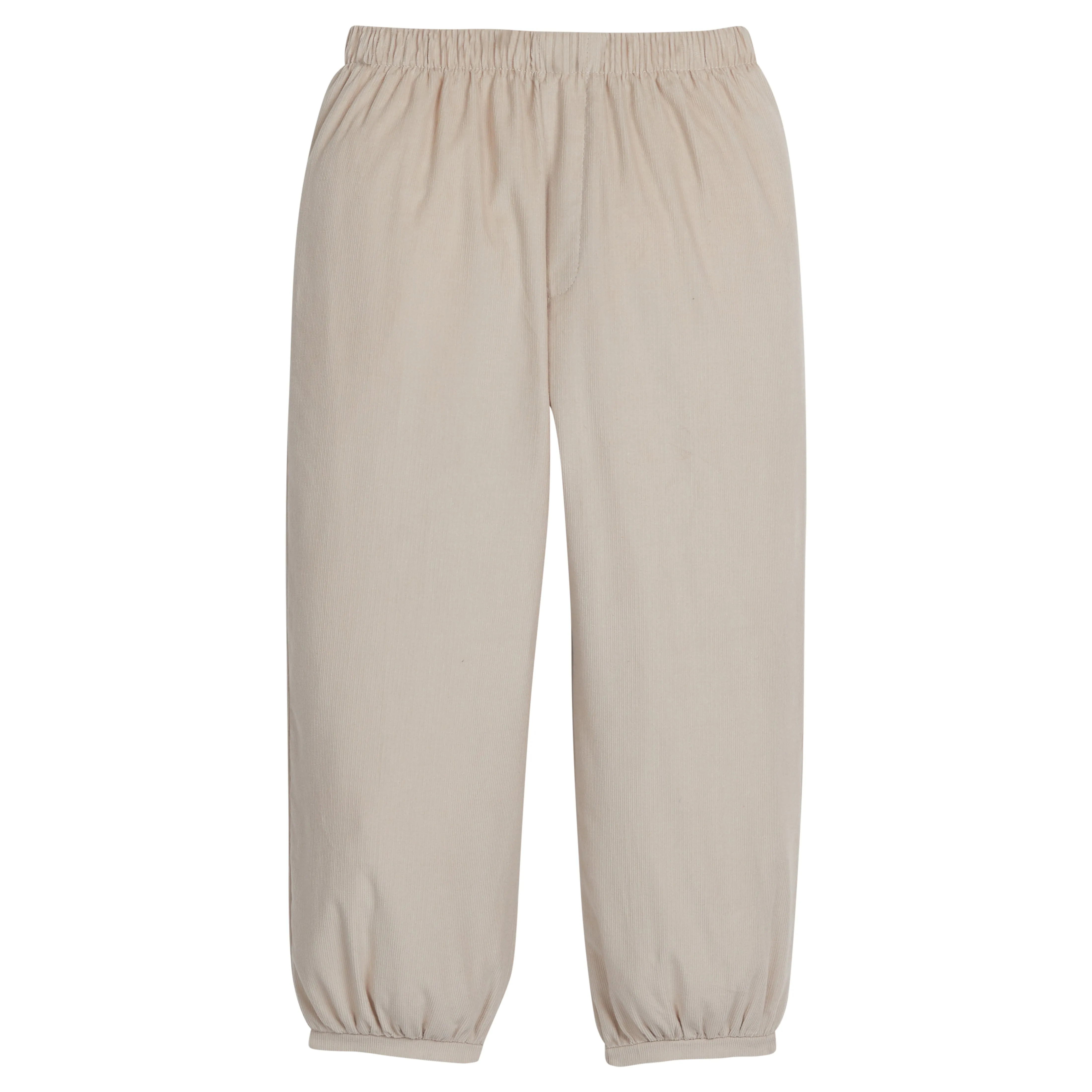 Banded Pull On Pant - Stone Corduroy