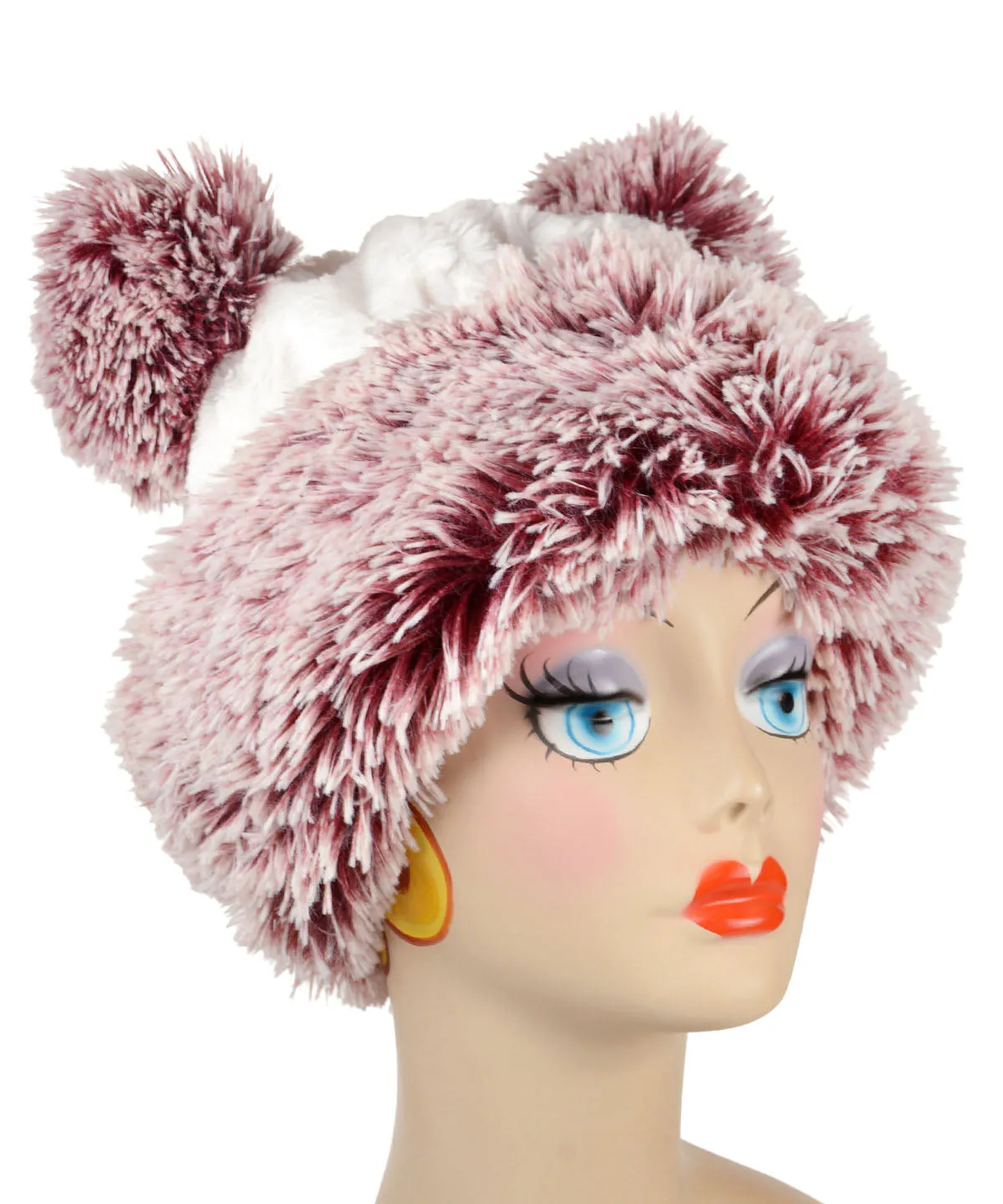 Bear Beanie Hat - Assorted Fox Faux Furs (Cranberry Creek Combos - Limited Availability)