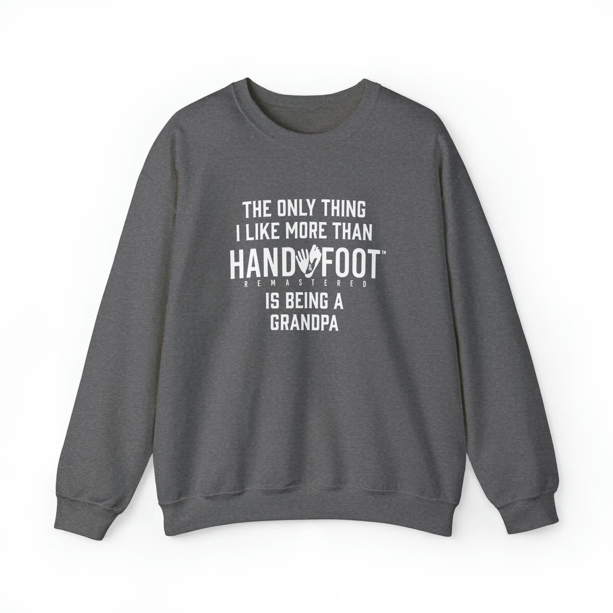 Being a Grandpa Unisex Heavy Blend™ Crewneck Sweatshirt