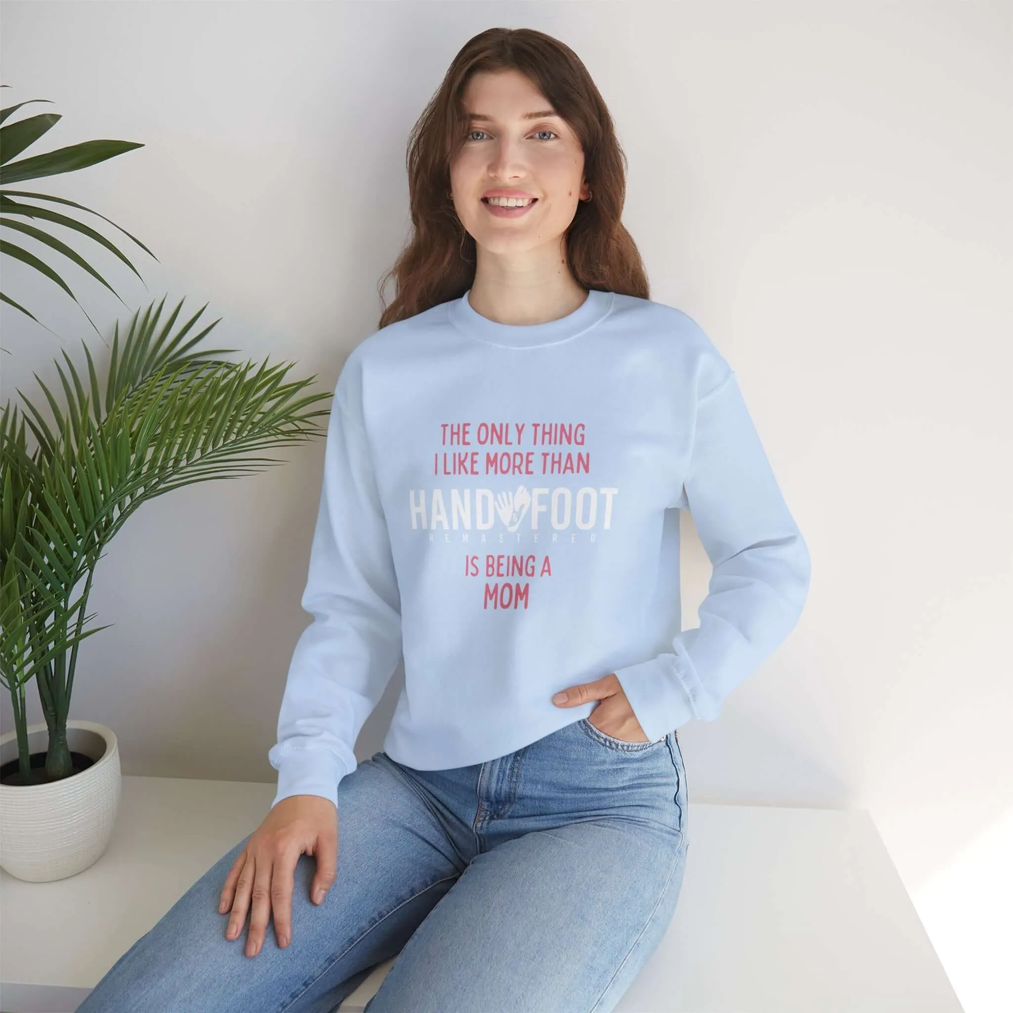 Being a Mom Unisex Heavy Blend™ Crewneck Sweatshirt