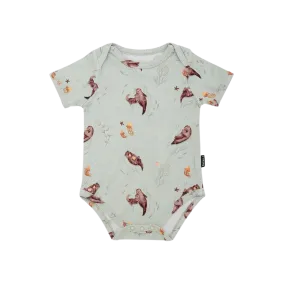 BELAN J Short Sleeves Onesie - Otters