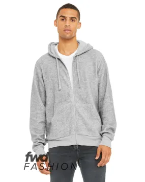 Bella   Canvas FWD Fashion Adult Sueded Fleece Full-Zip Hooded Sweatshirt