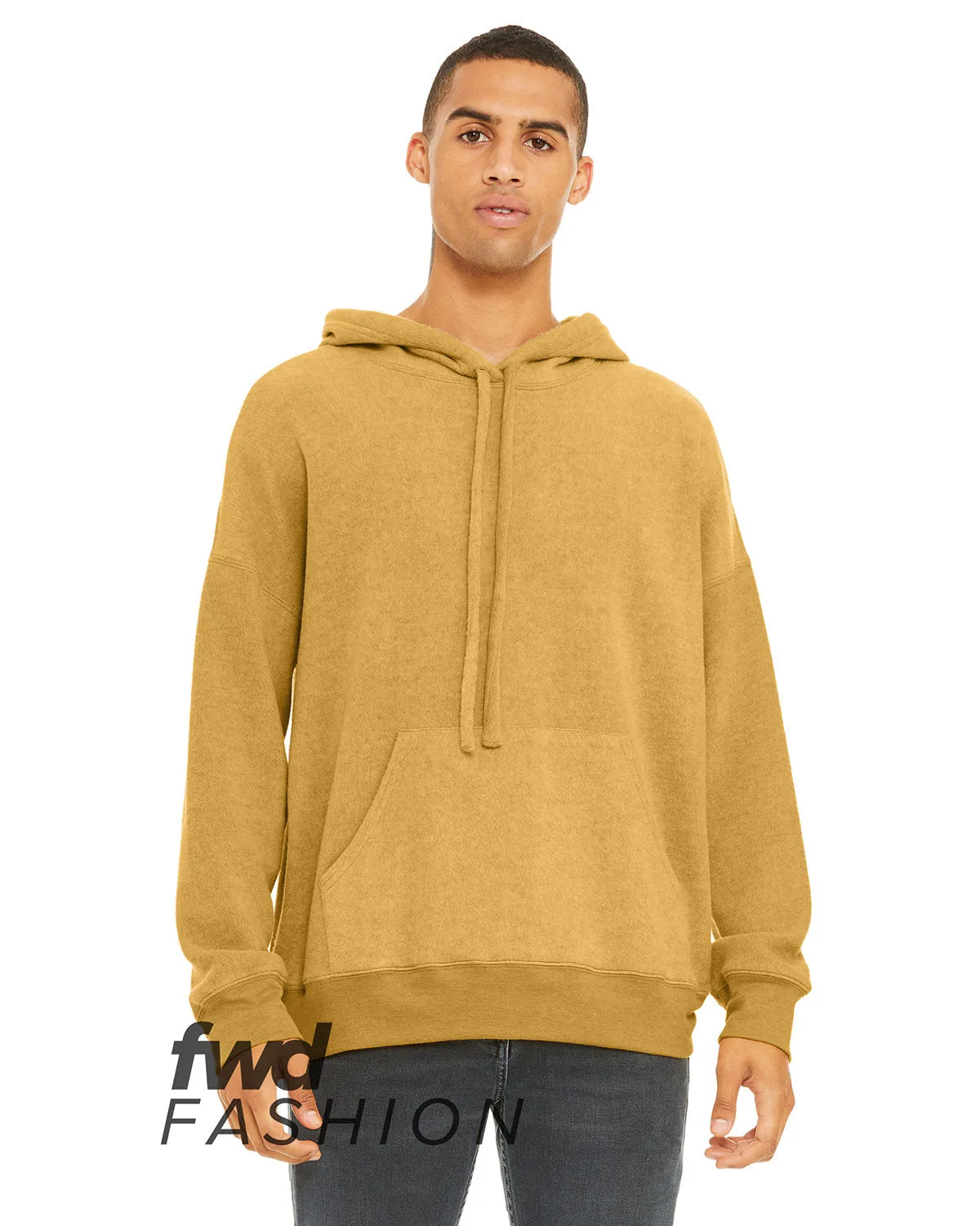 Bella   Canvas Men's FWD Fashion Sueded Fleece Pullover Sweatshirt