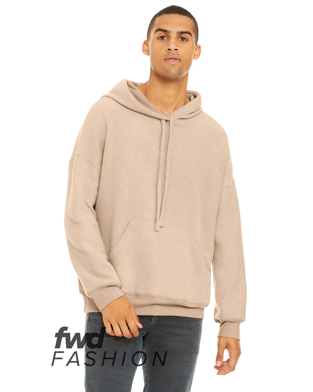 Bella   Canvas Men's FWD Fashion Sueded Fleece Pullover Sweatshirt