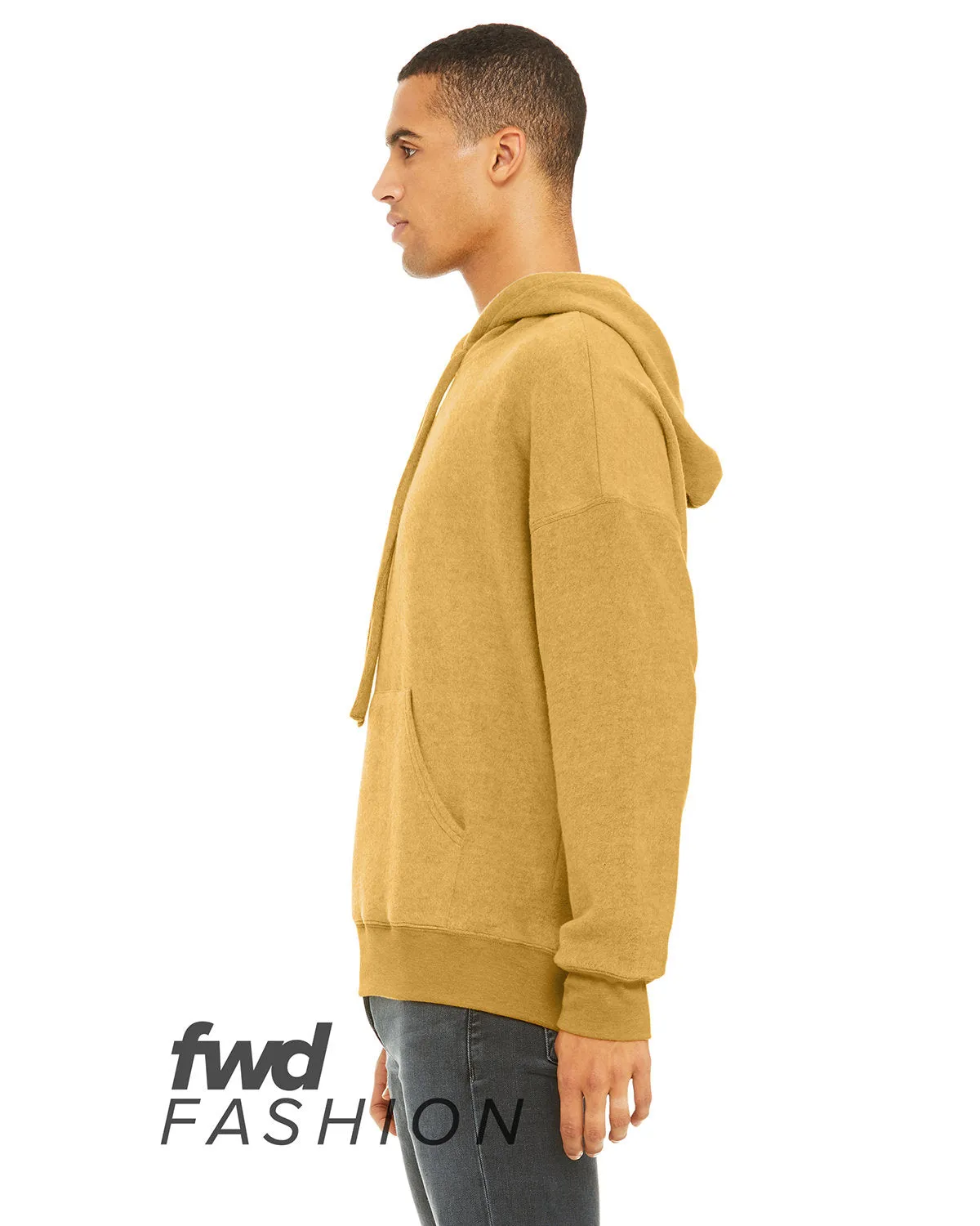 Bella   Canvas Men's FWD Fashion Sueded Fleece Pullover Sweatshirt