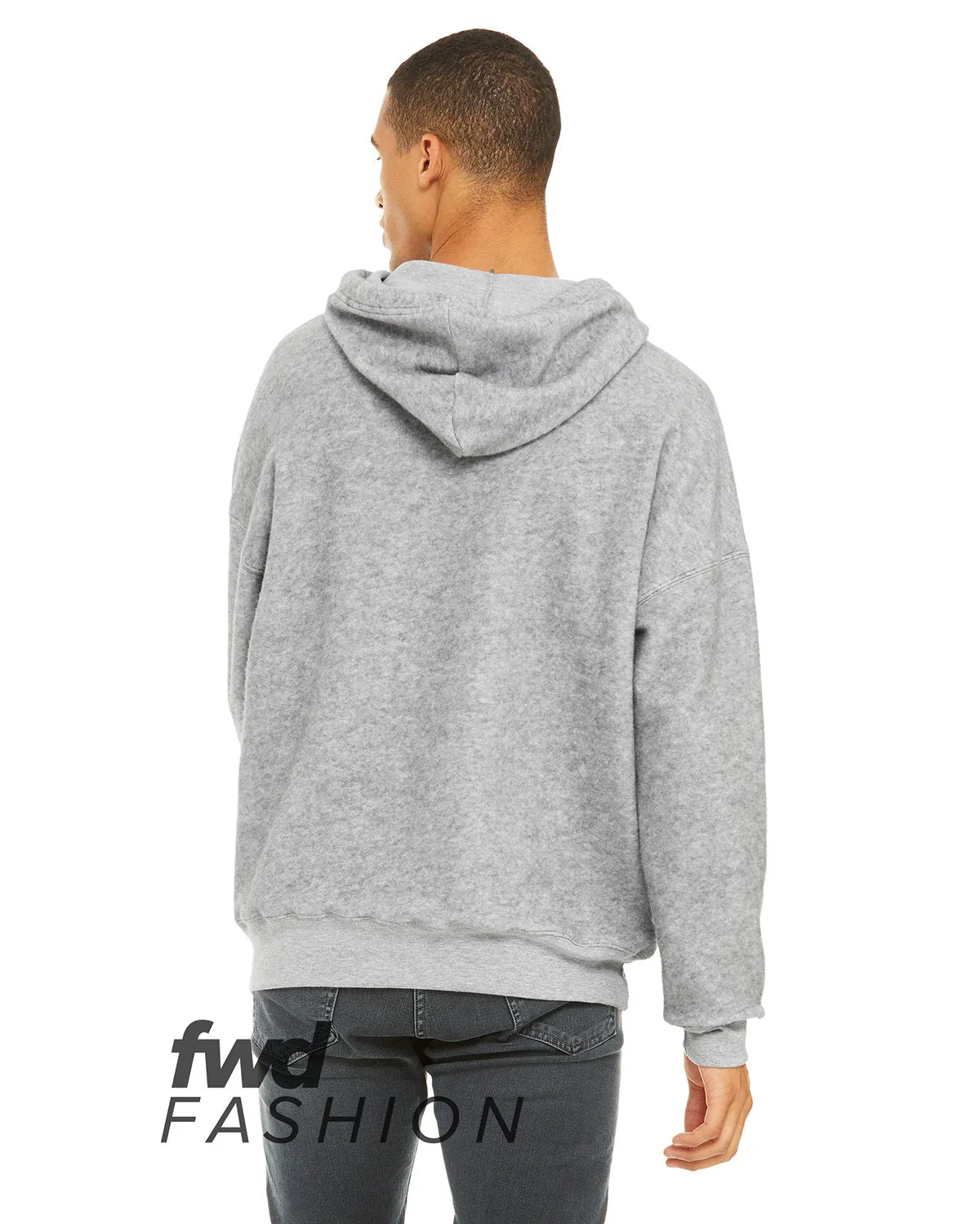 Bella   Canvas Men's FWD Fashion Sueded Fleece Pullover Sweatshirt