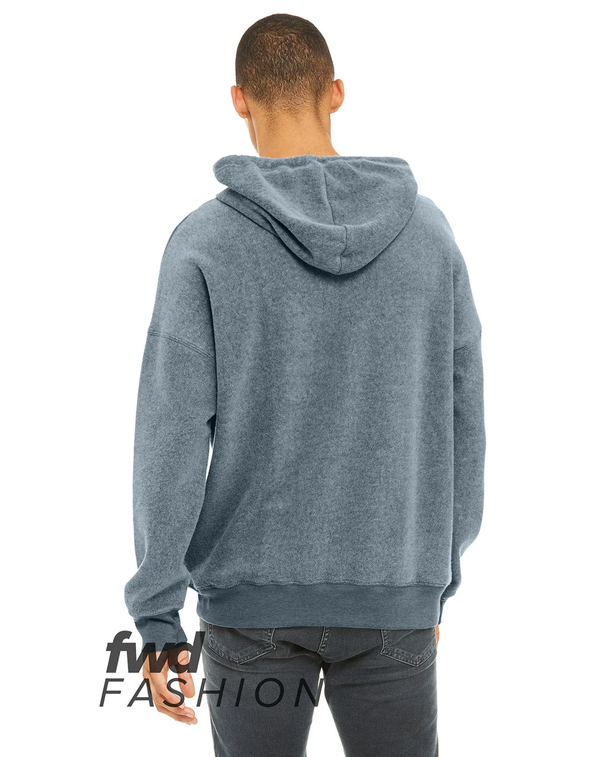 Bella   Canvas Men's FWD Fashion Sueded Fleece Pullover Sweatshirt