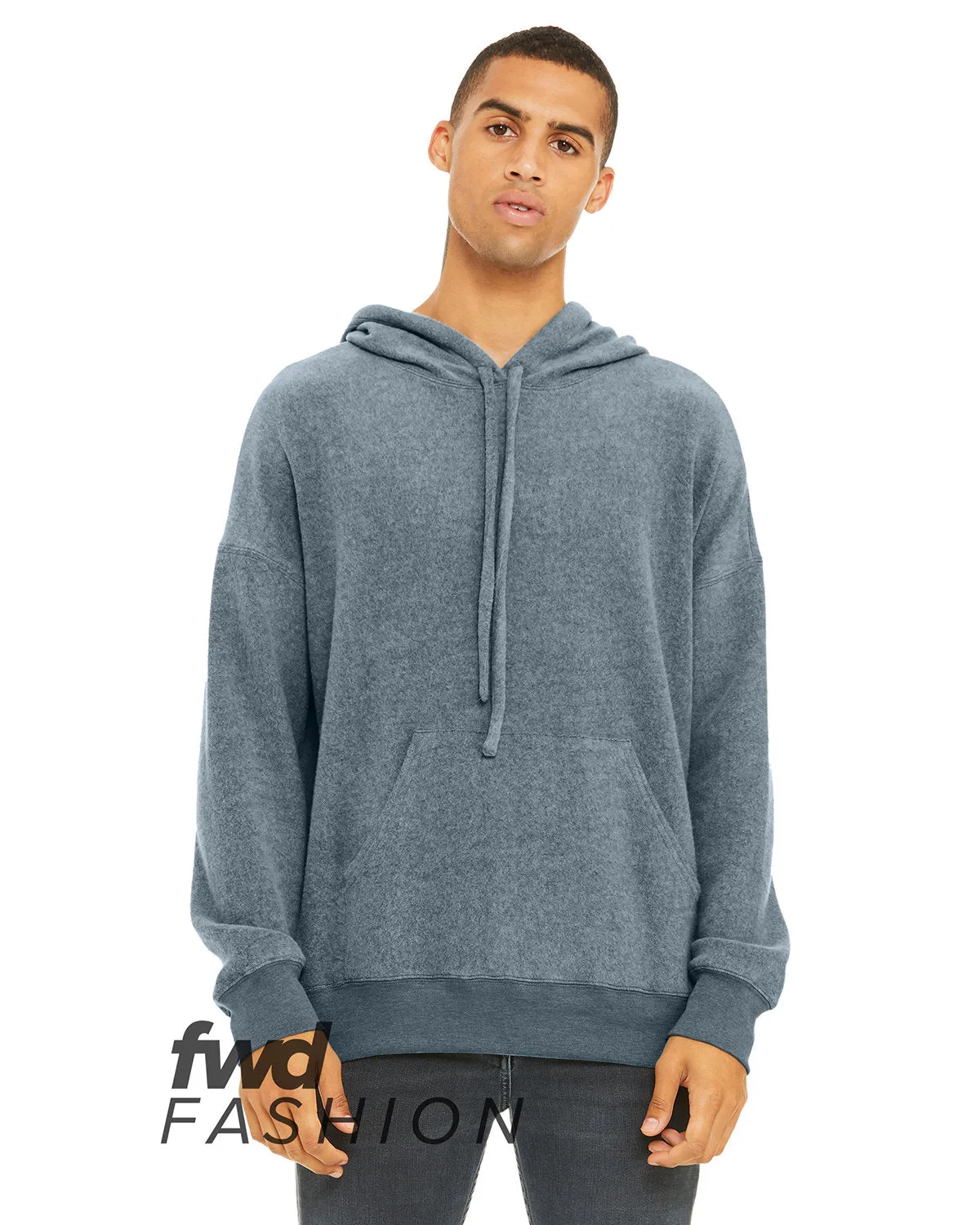 Bella   Canvas Men's FWD Fashion Sueded Fleece Pullover Sweatshirt