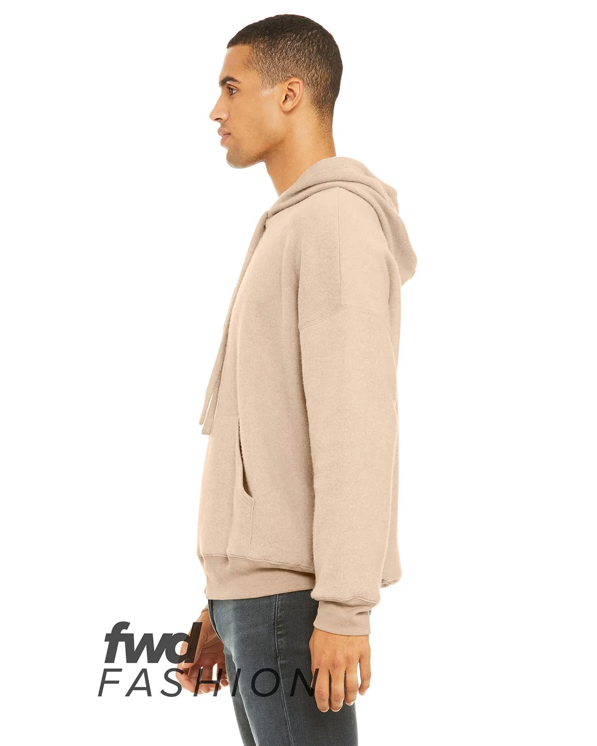 Bella   Canvas Men's FWD Fashion Sueded Fleece Pullover Sweatshirt