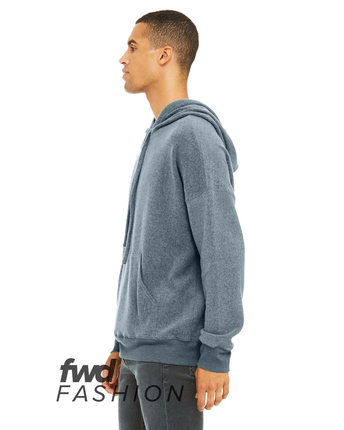 Bella   Canvas Men's FWD Fashion Sueded Fleece Pullover Sweatshirt