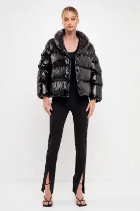 Belted Puffer Jacket