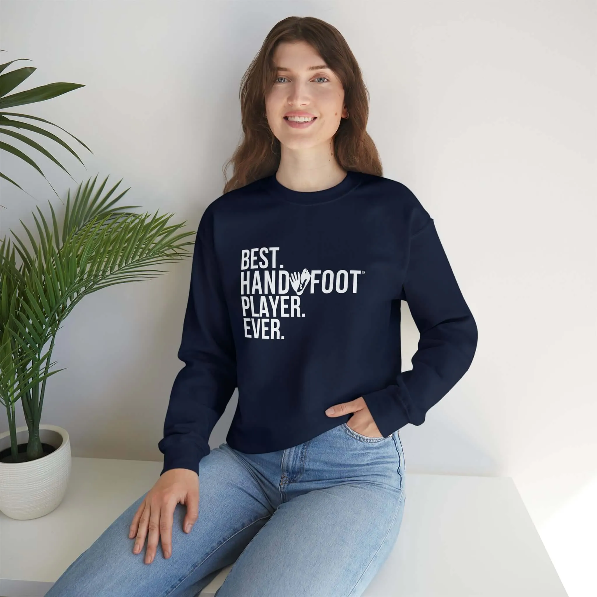 Best Player Ever Unisex Heavy Blend™ Crewneck Sweatshirt