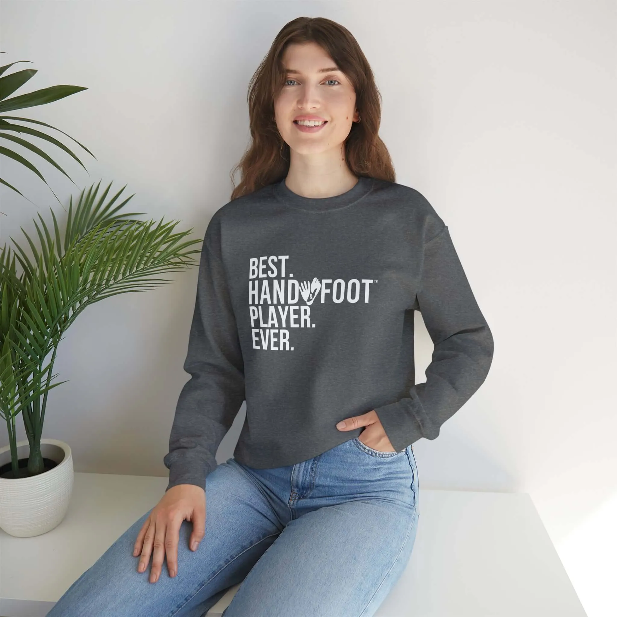 Best Player Ever Unisex Heavy Blend™ Crewneck Sweatshirt