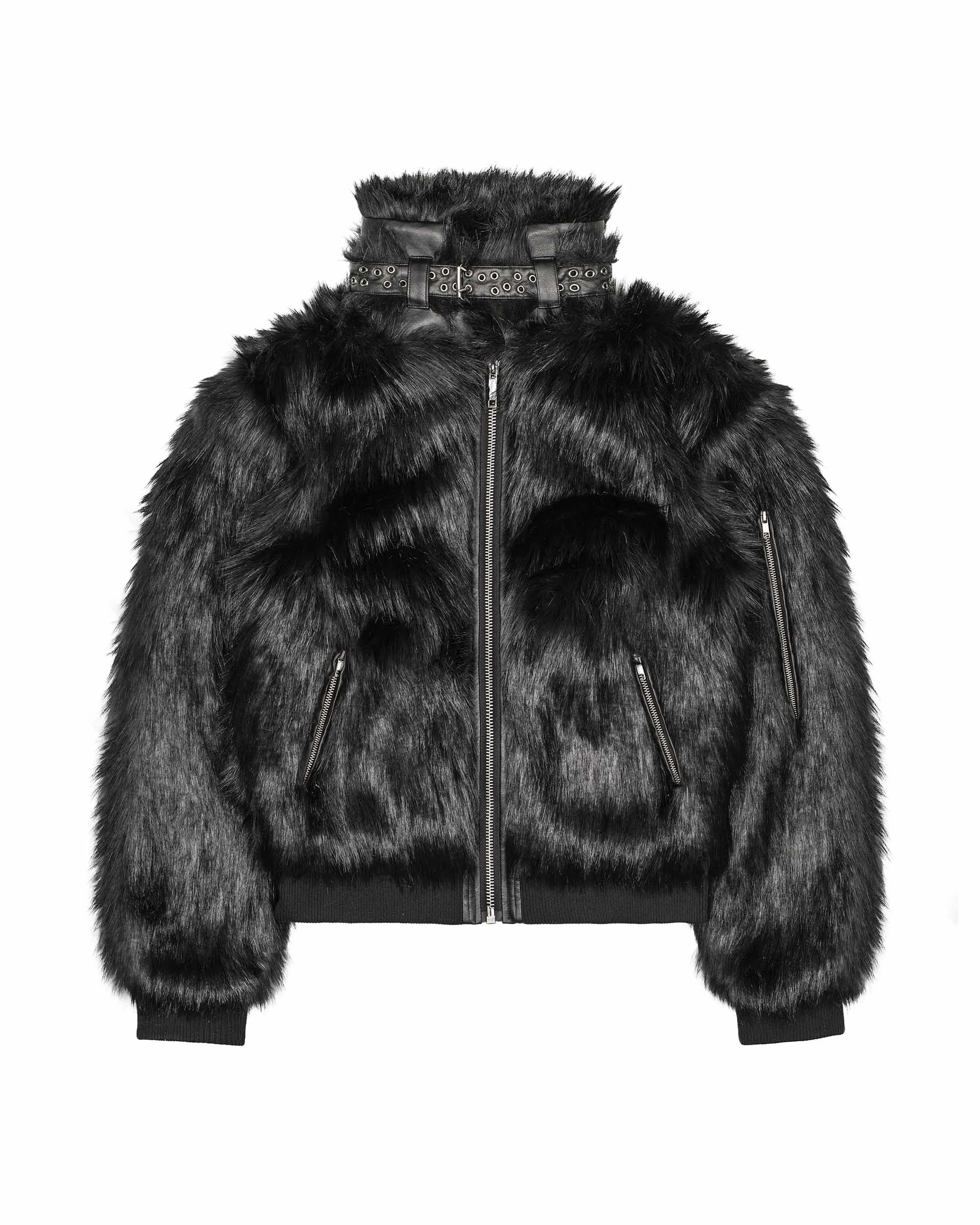 Black Fur Bomber