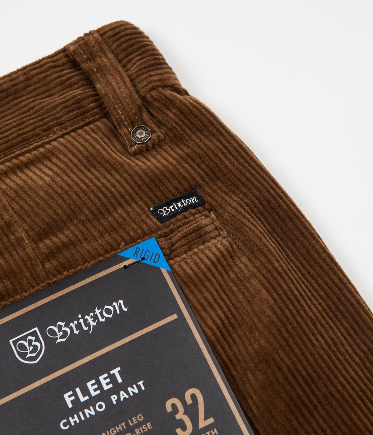 Brixton Fleet Rigid Chino Trousers - Sierra