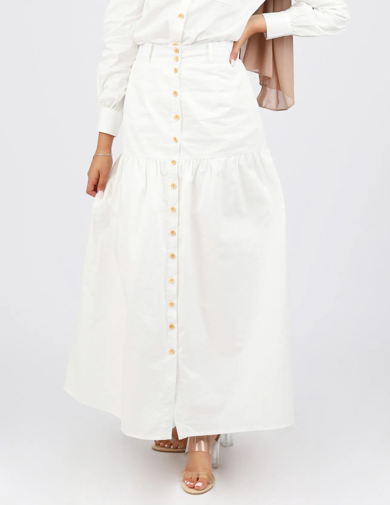 Buji Button Up Skirt