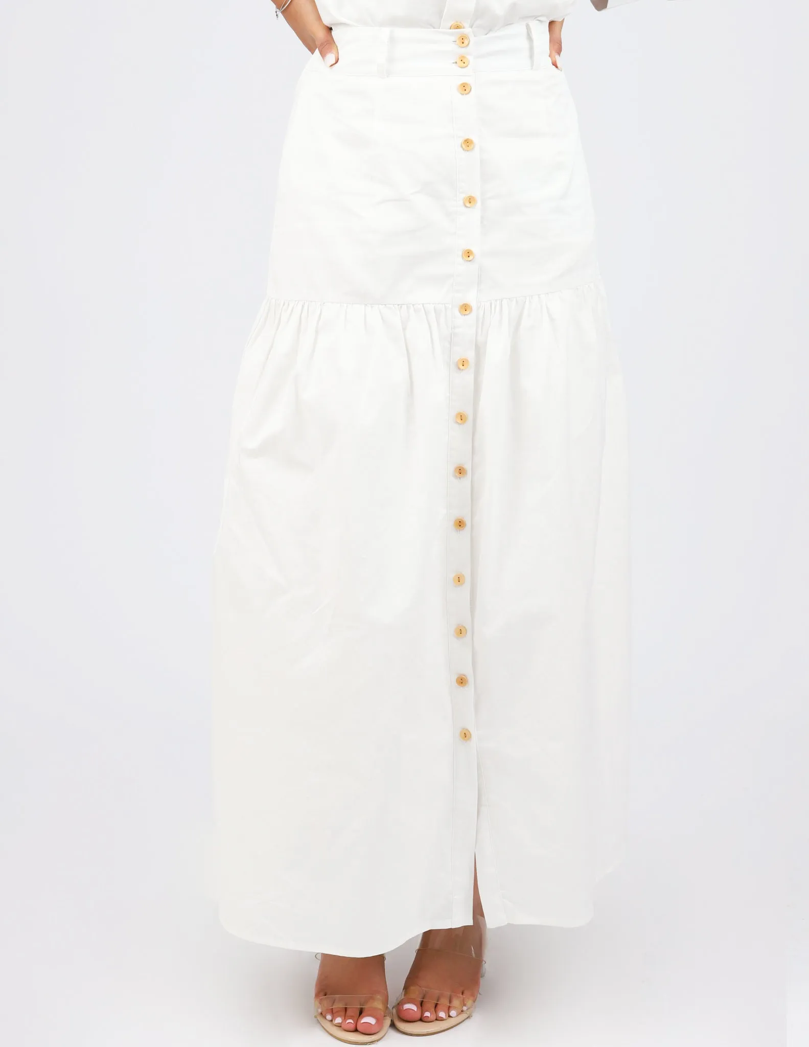 Buji Button Up Skirt