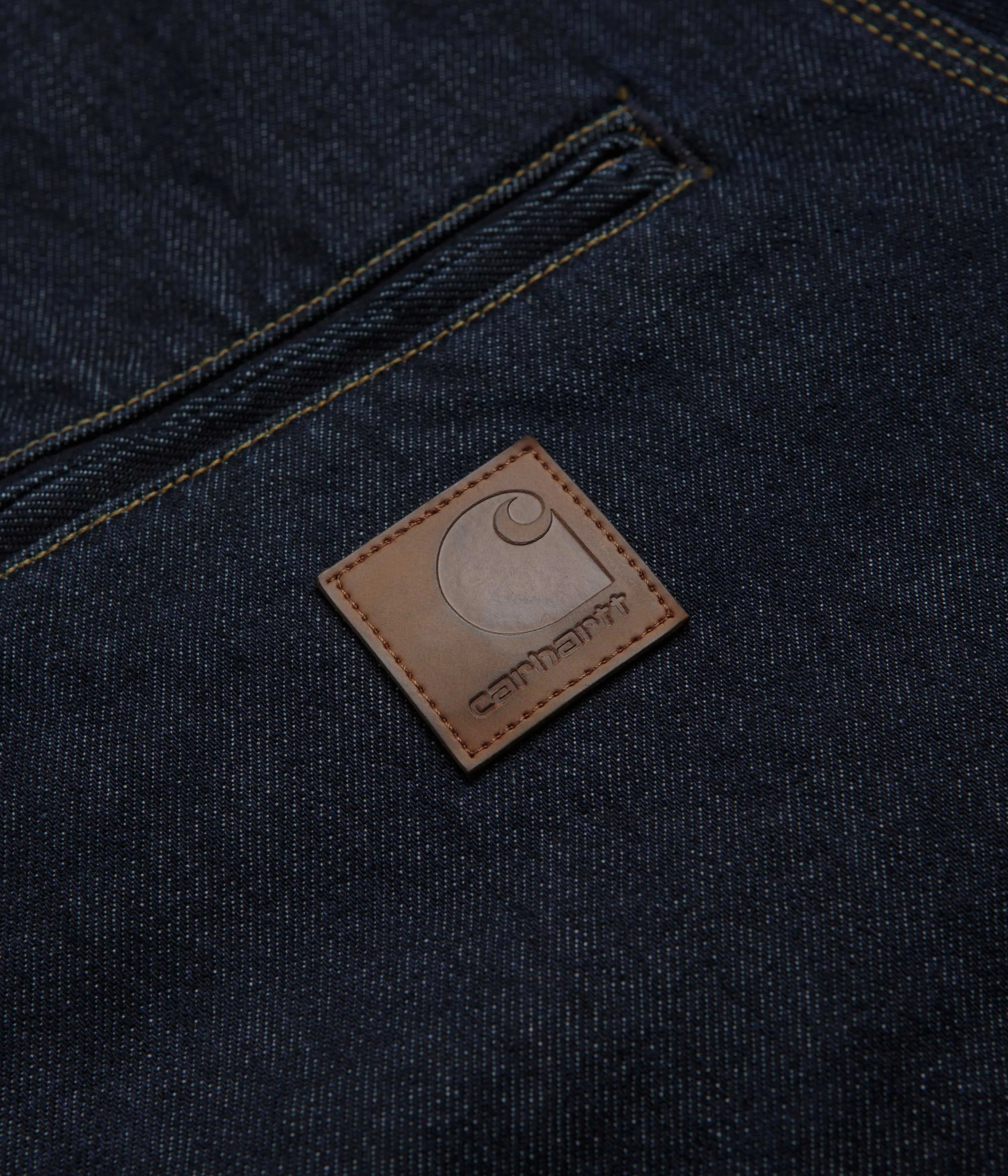 Carhartt OG Detroit Jacket - Blue / Black Rinsed