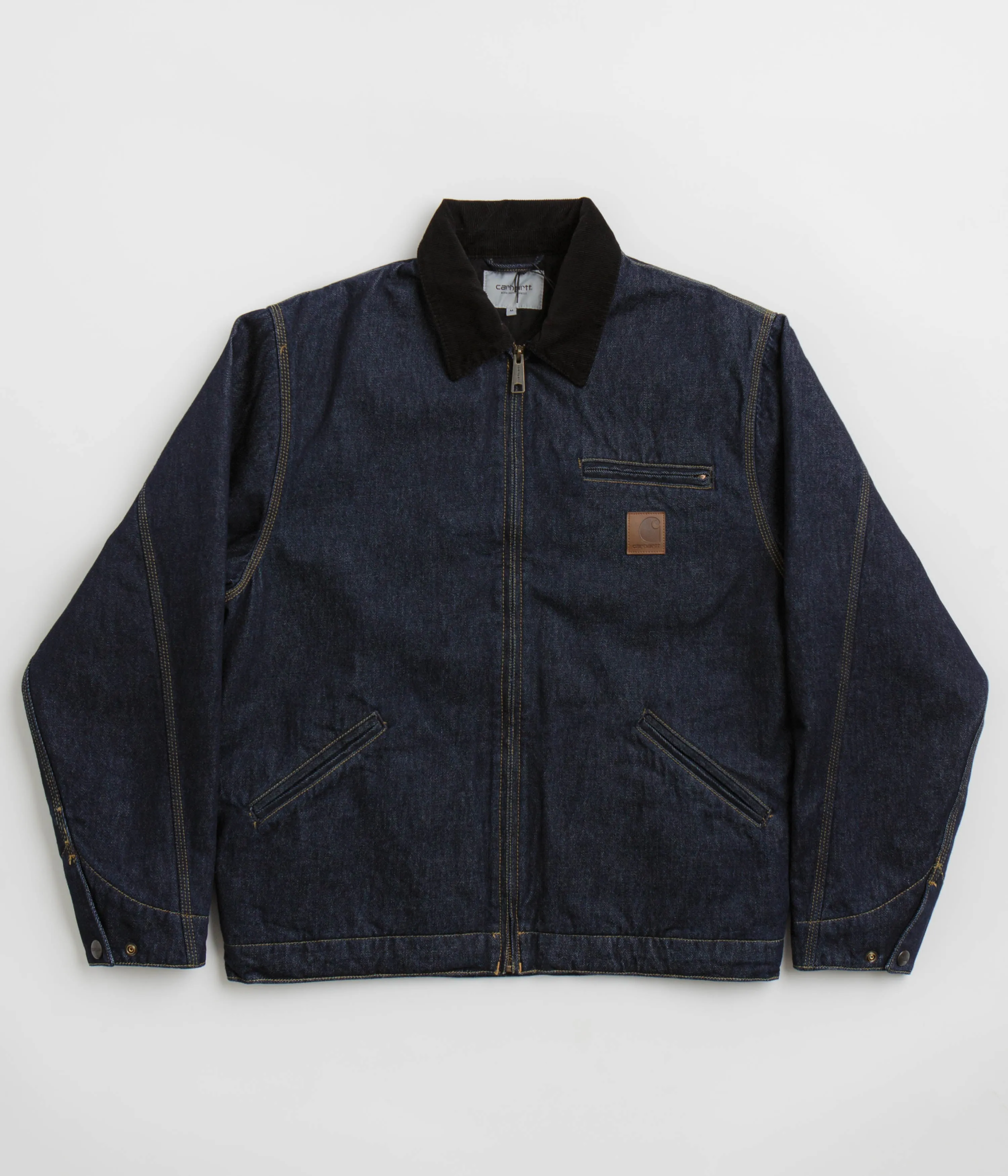 Carhartt OG Detroit Jacket - Blue / Black Rinsed