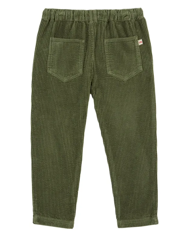 Corduroy Trousers in Forest