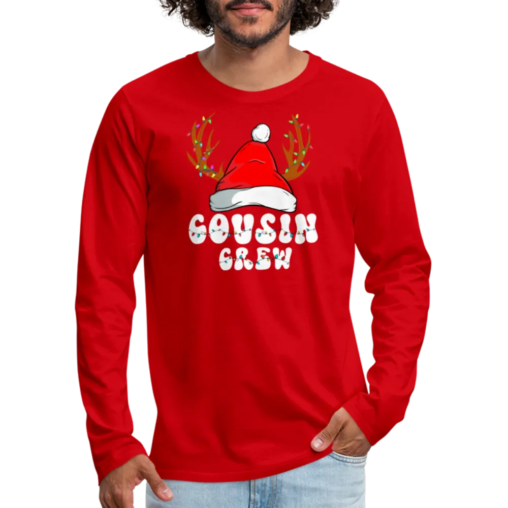 Cousin Crew Christmas Men's Premium Long Sleeve T-Shirt