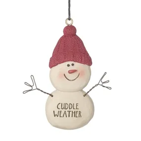 Cuddle Weather Snowman Christmas Tree Decoration