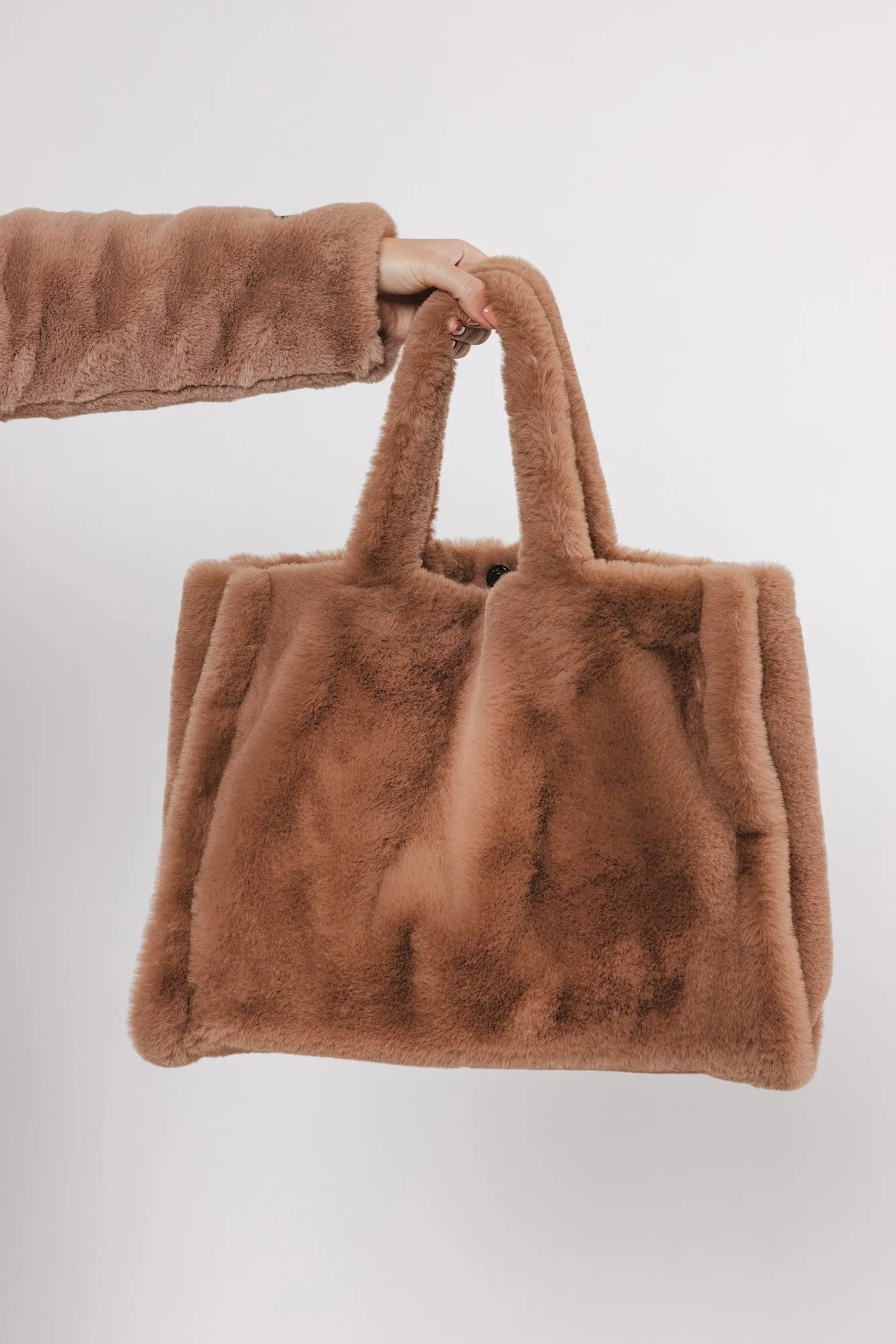 Daan Twig Faux Fur Shopper