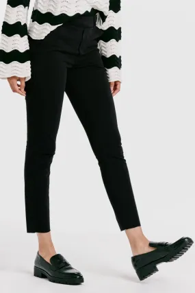 Dear John Monica High Rise Cropped Skinny Legging In Black