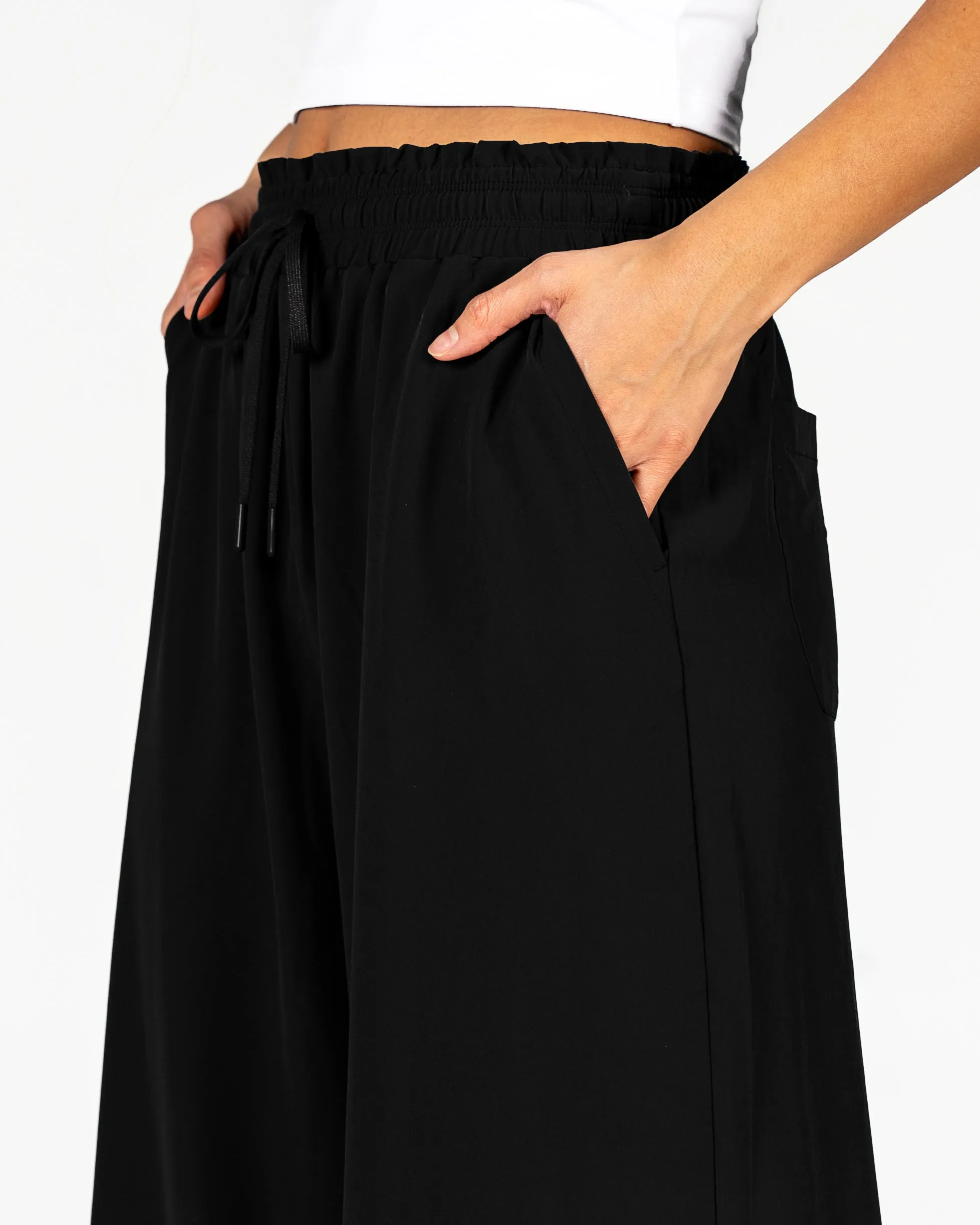 Destination Drawstring Pants (Multi-Length) - Black