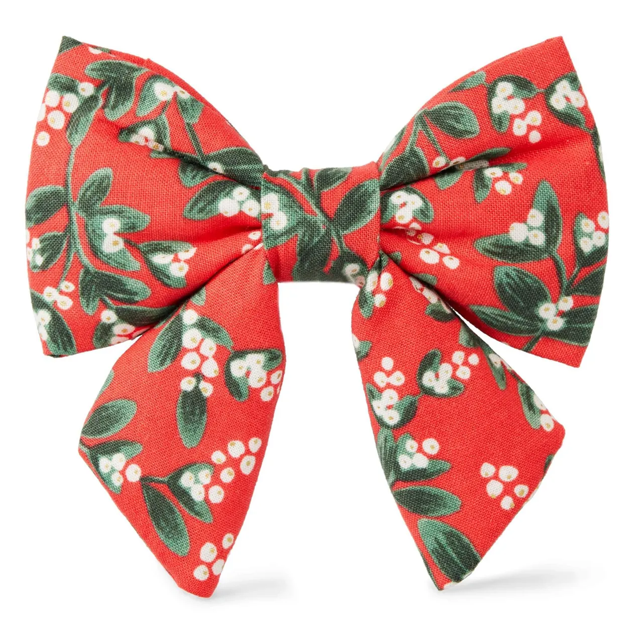 Dog and Cat Lady Bowtie: Rifle Paper Co. x TFD Mistletoe