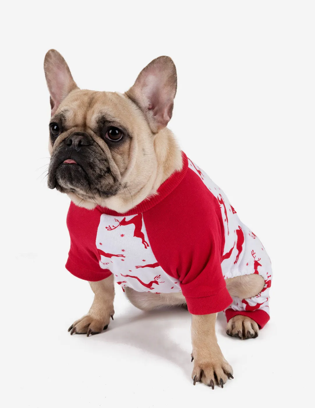 Dog Cotton Reindeer Pajamas