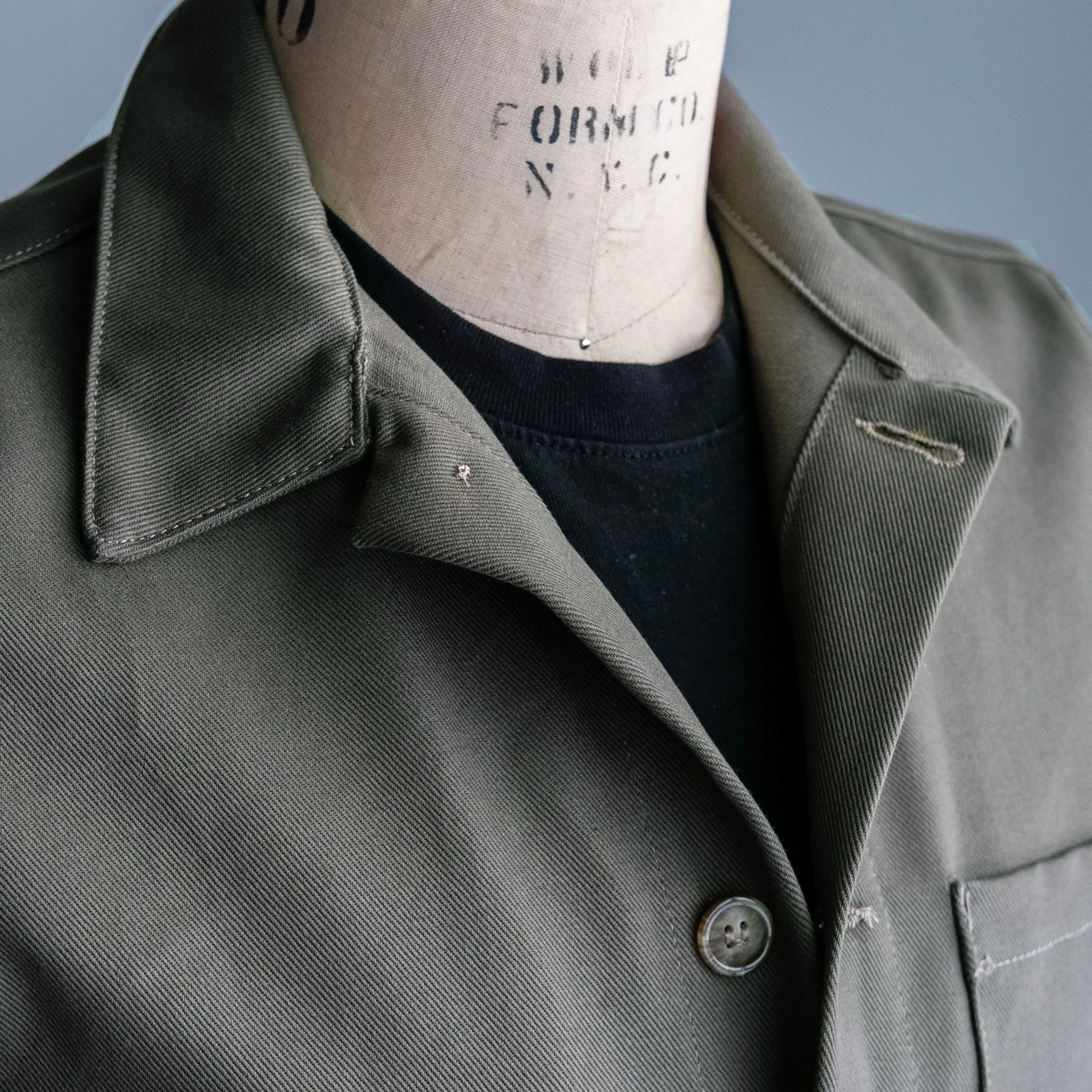 Doyle Jacket Olive Mist Cotton Cavalry Twill