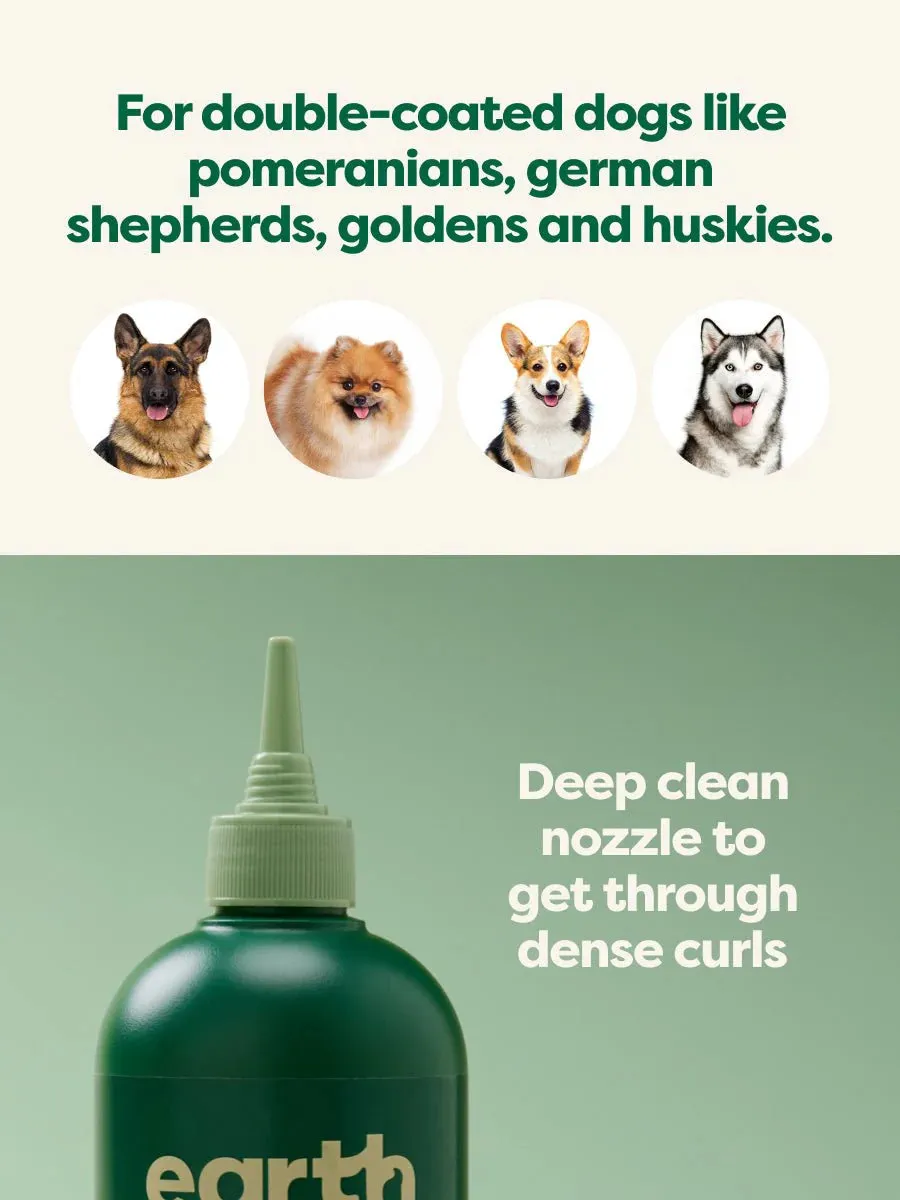 Earth Rated - 3-in-1 Dog Shampoo for Double Coated Dogs