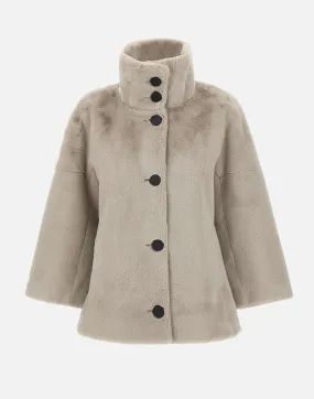 Eco Fur Women's Sand Jacket