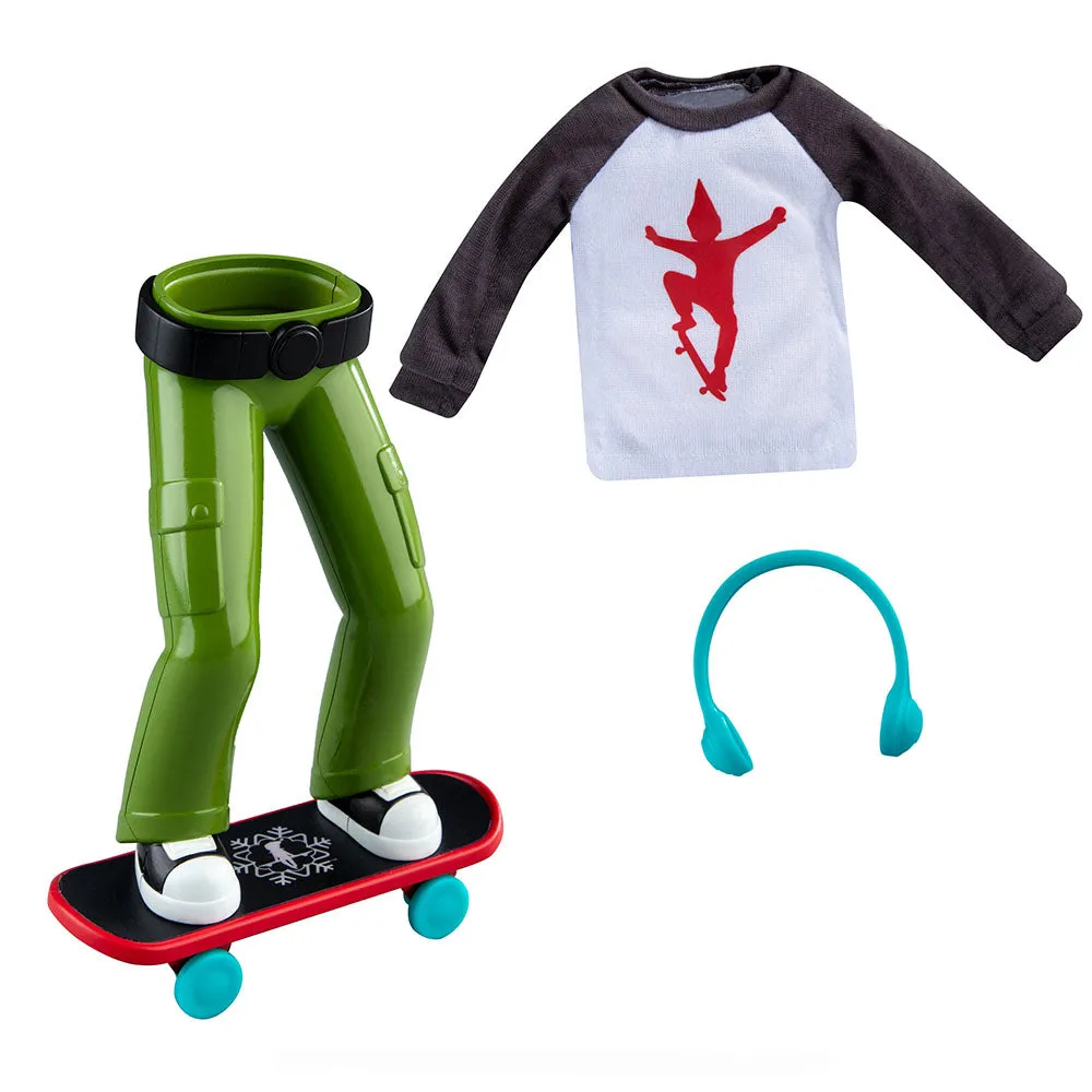 Elf on the Shelf MagiFreez Holly Jolly Ollie Skateboard Set