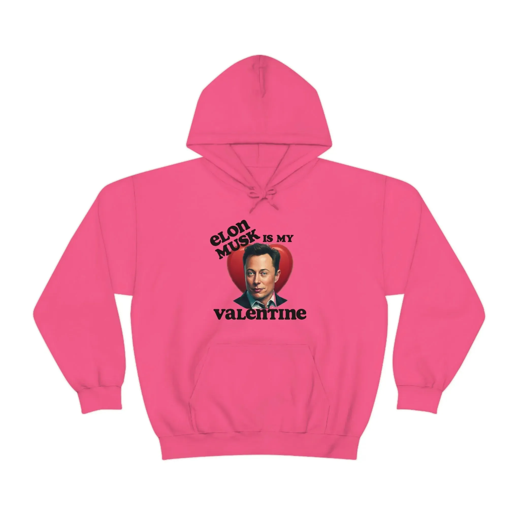 Elon Musk Is My Valentine Unisex Heavy Blend™ Hooded Sweatshirt