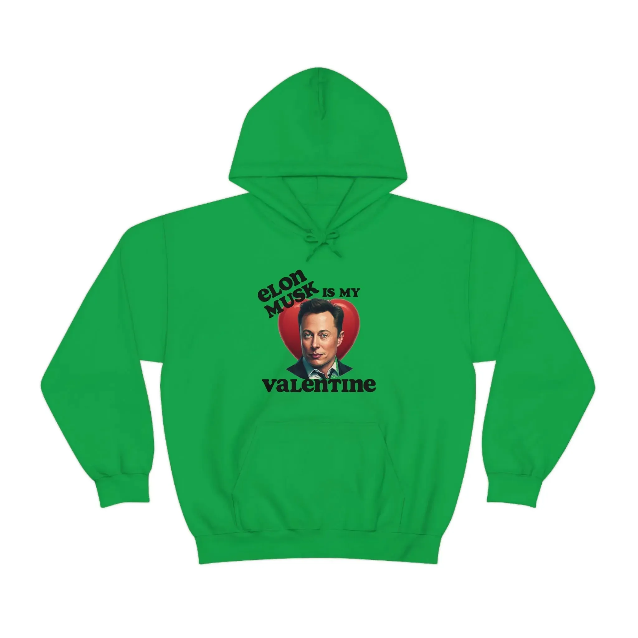 Elon Musk Is My Valentine Unisex Heavy Blend™ Hooded Sweatshirt