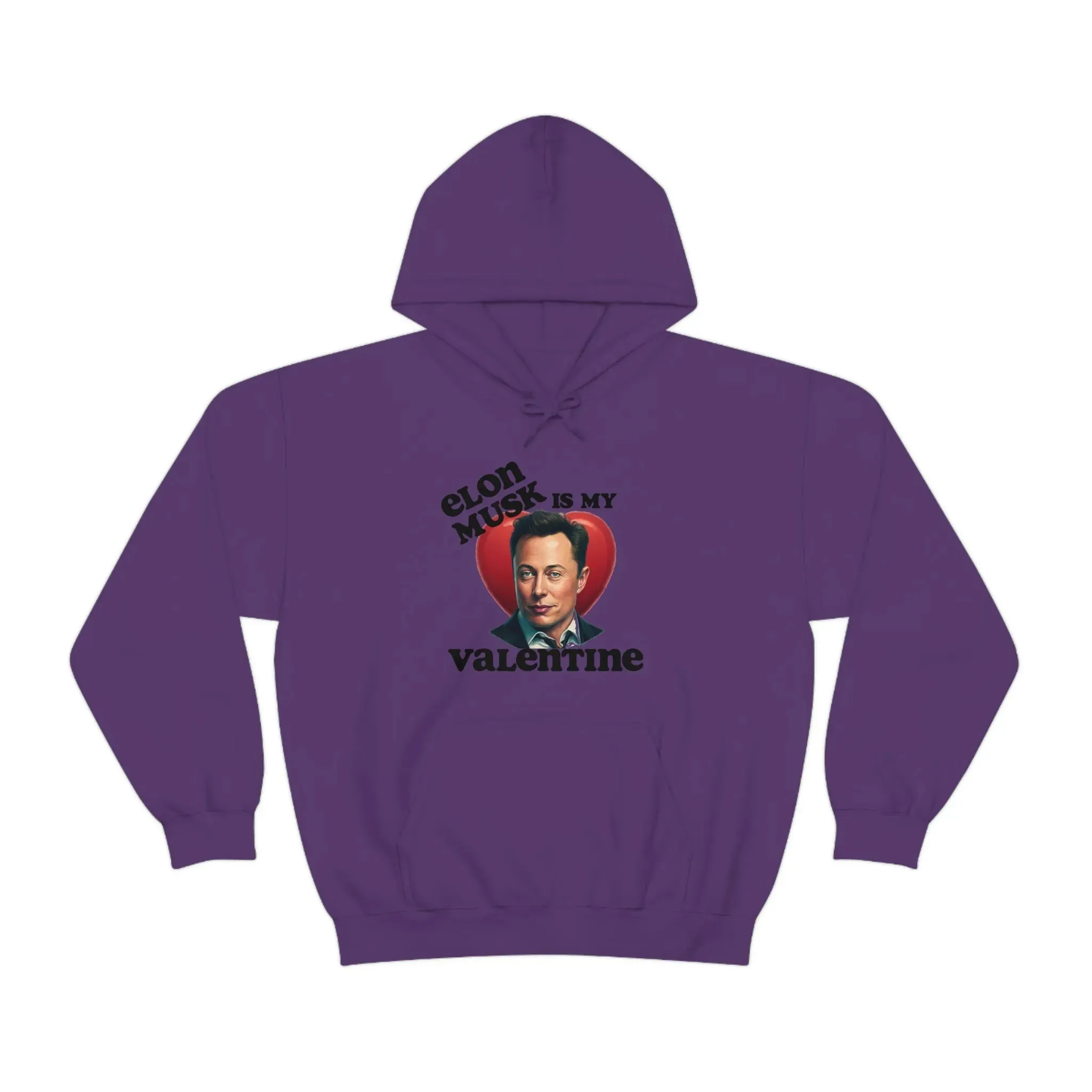 Elon Musk Is My Valentine Unisex Heavy Blend™ Hooded Sweatshirt