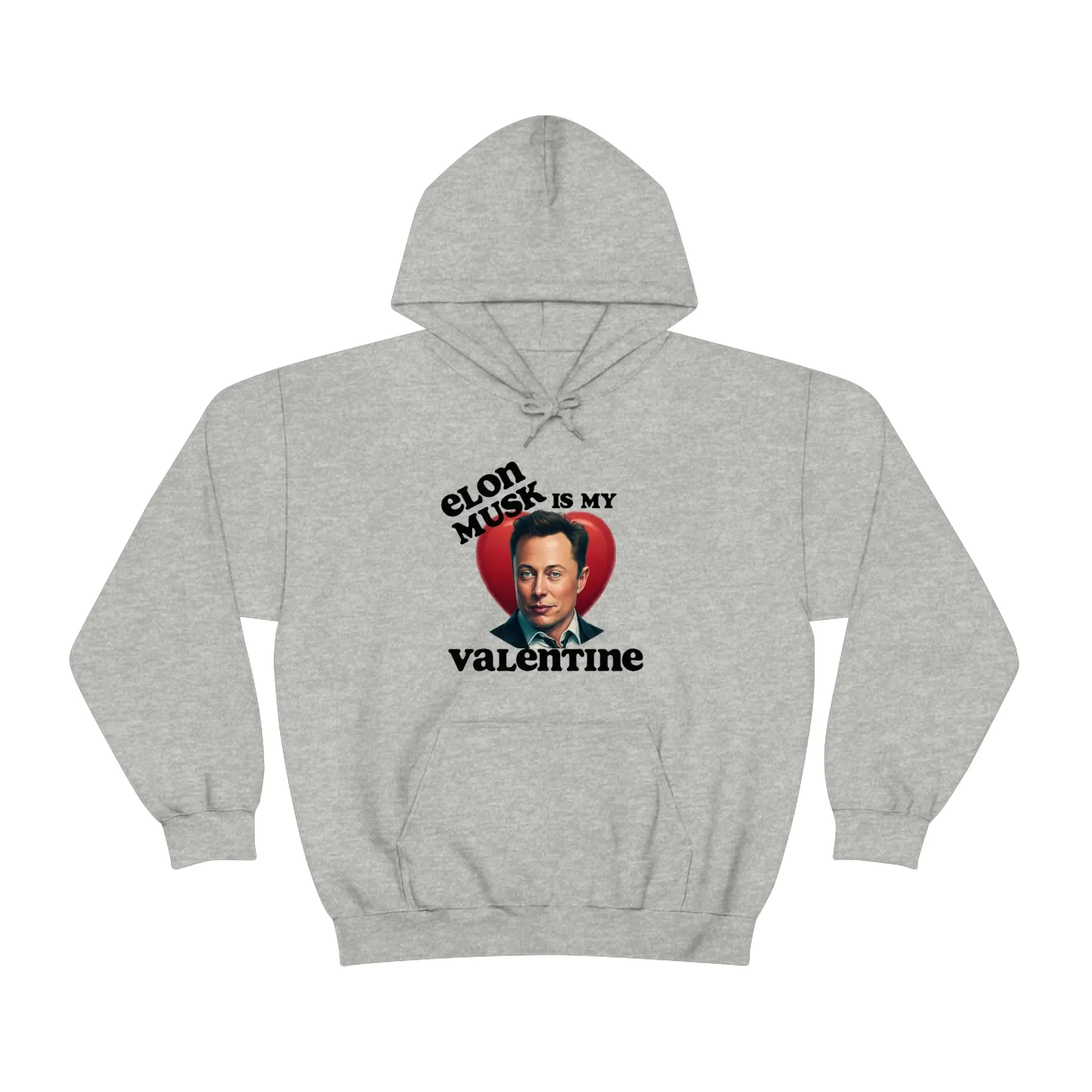 Elon Musk Is My Valentine Unisex Heavy Blend™ Hooded Sweatshirt